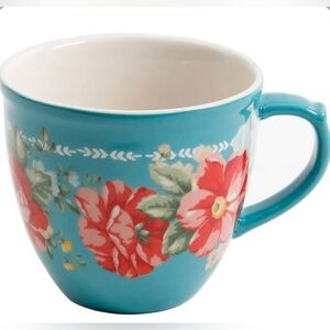 The Pioneer Woman Teal Floral Mug